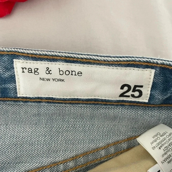 Rag & Bone front zip denim mini skirt in Mandy - Picture 12 of 14